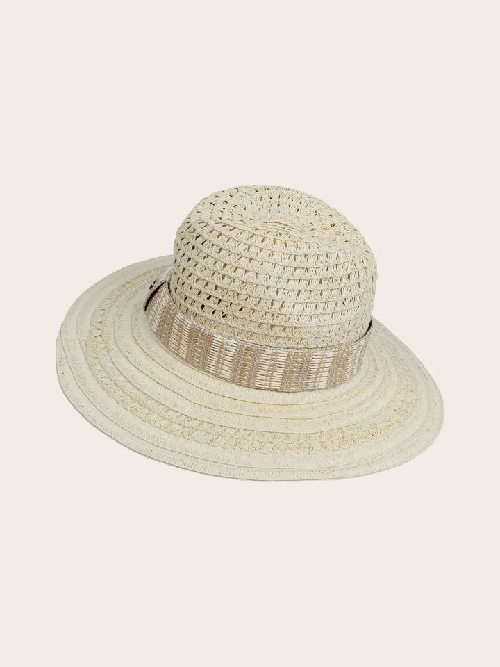 Loevenich Fedora mit Hutband aus Stroh