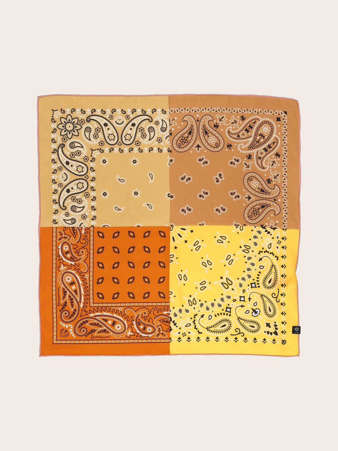 Nickituch mit Paisley-Design aus reiner Seide