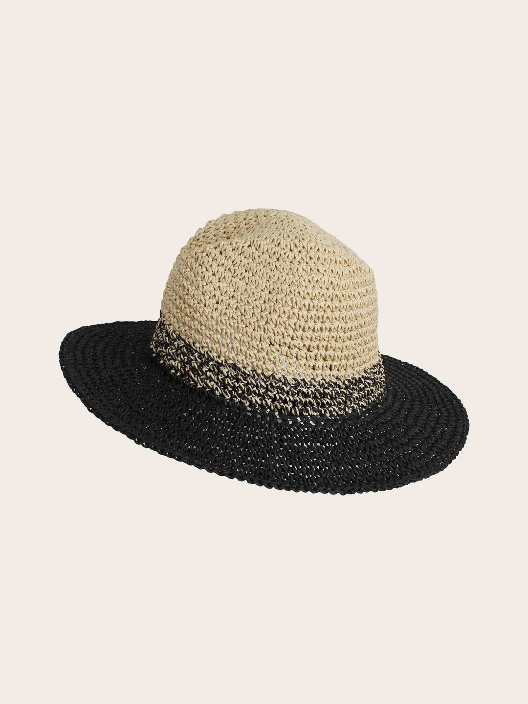 Zweifarbiger Loevenich Fedora aus Papier