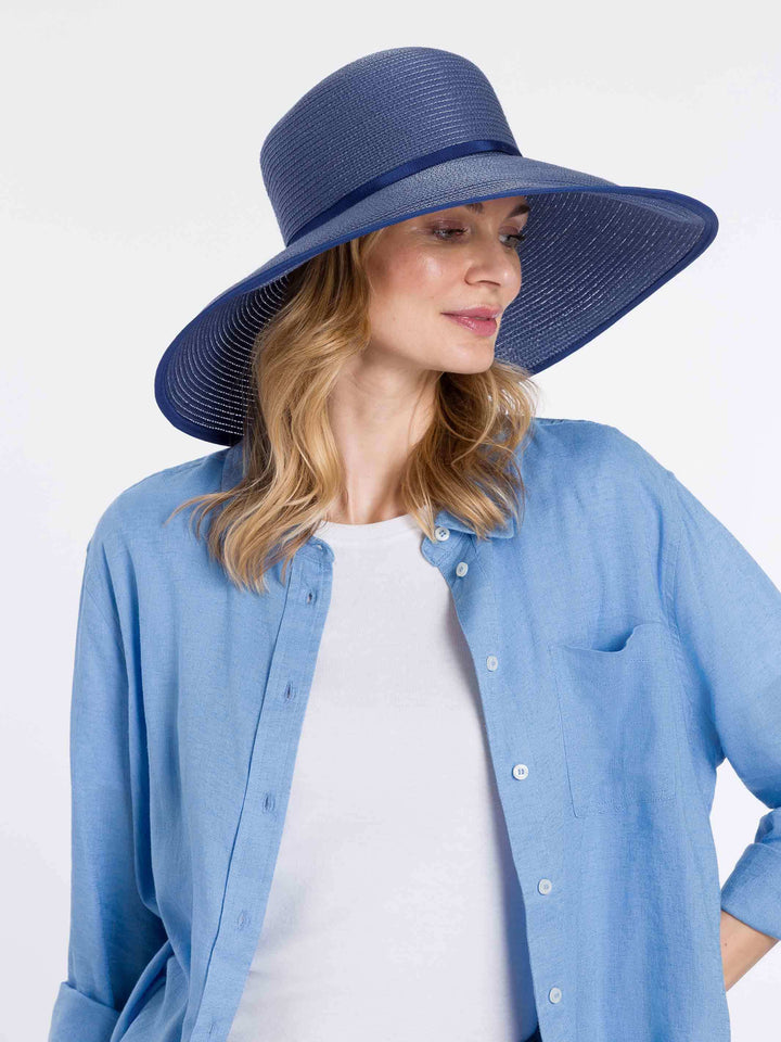 Eleganter Loevenich Sonnenhut mit breiter Krempe