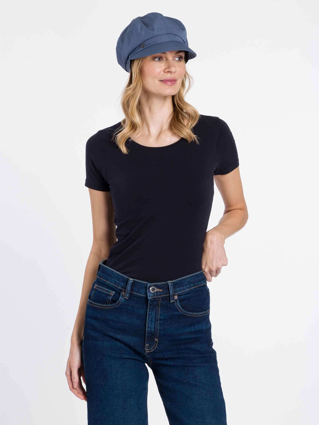 Elastische Loevenich Regenkappe mit Schirm