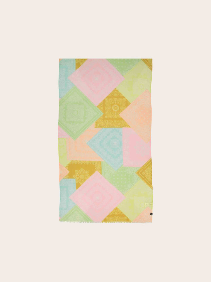 Sustainability Collection - Stola mit Paisley-Design und geometrischem Muster