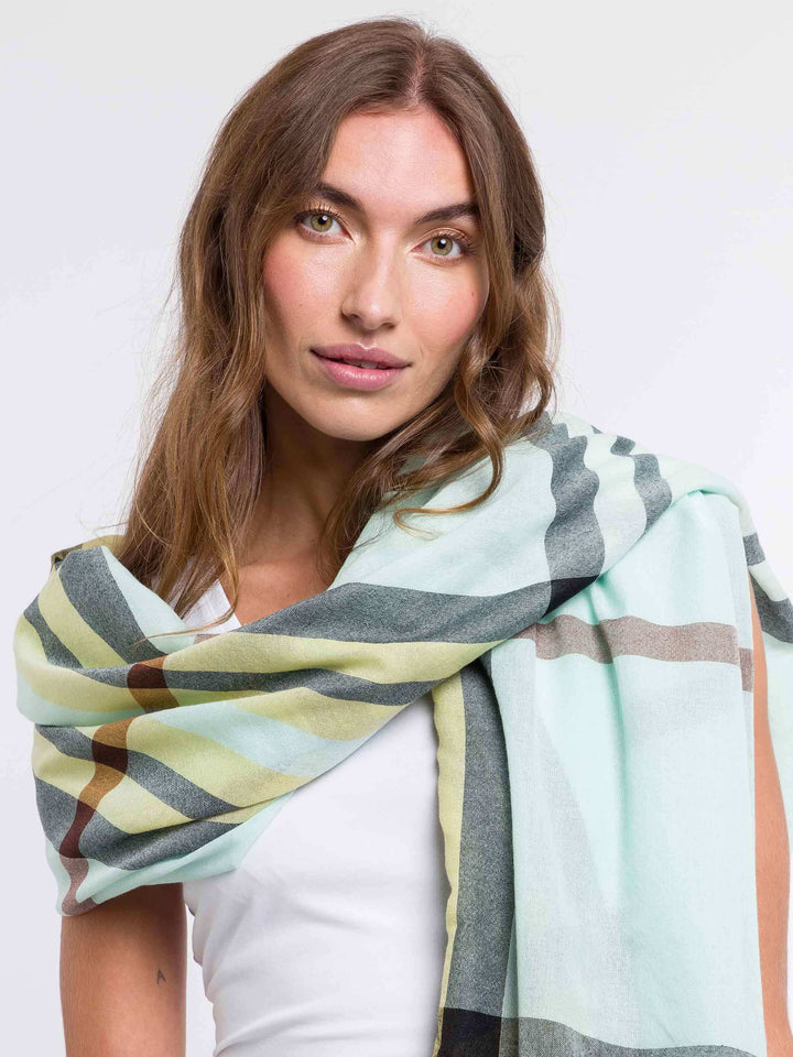 Leichte Stola mit FRAAS Plaid Karo
