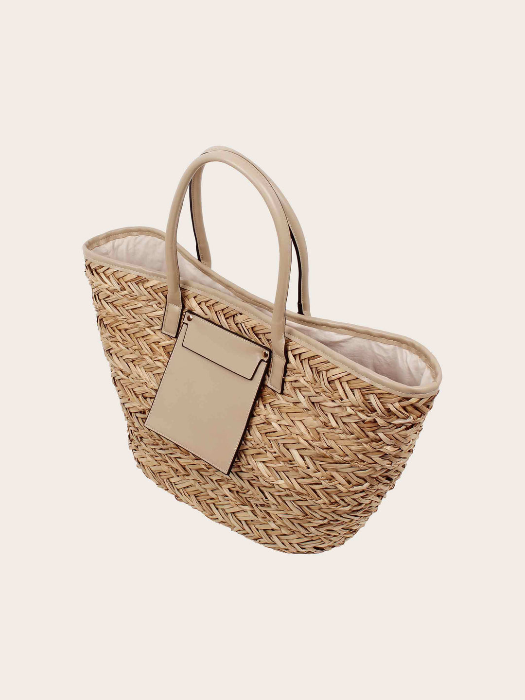 Stylische Loevenich Tasche aus Seegras mit Magnet-Verschluss