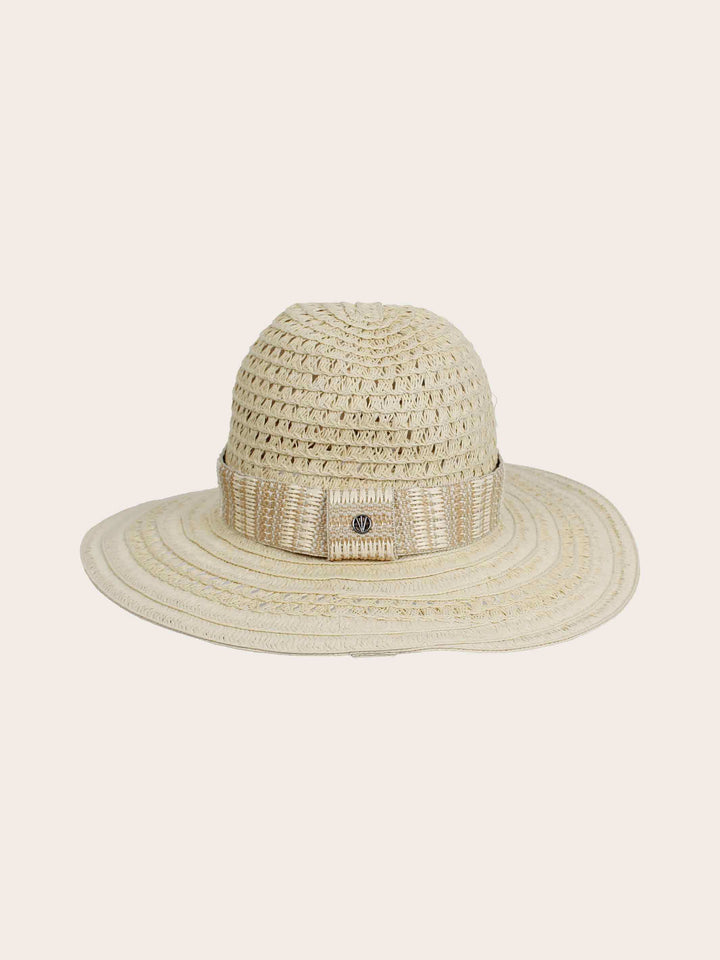 Loevenich Fedora mit Hutband aus Stroh