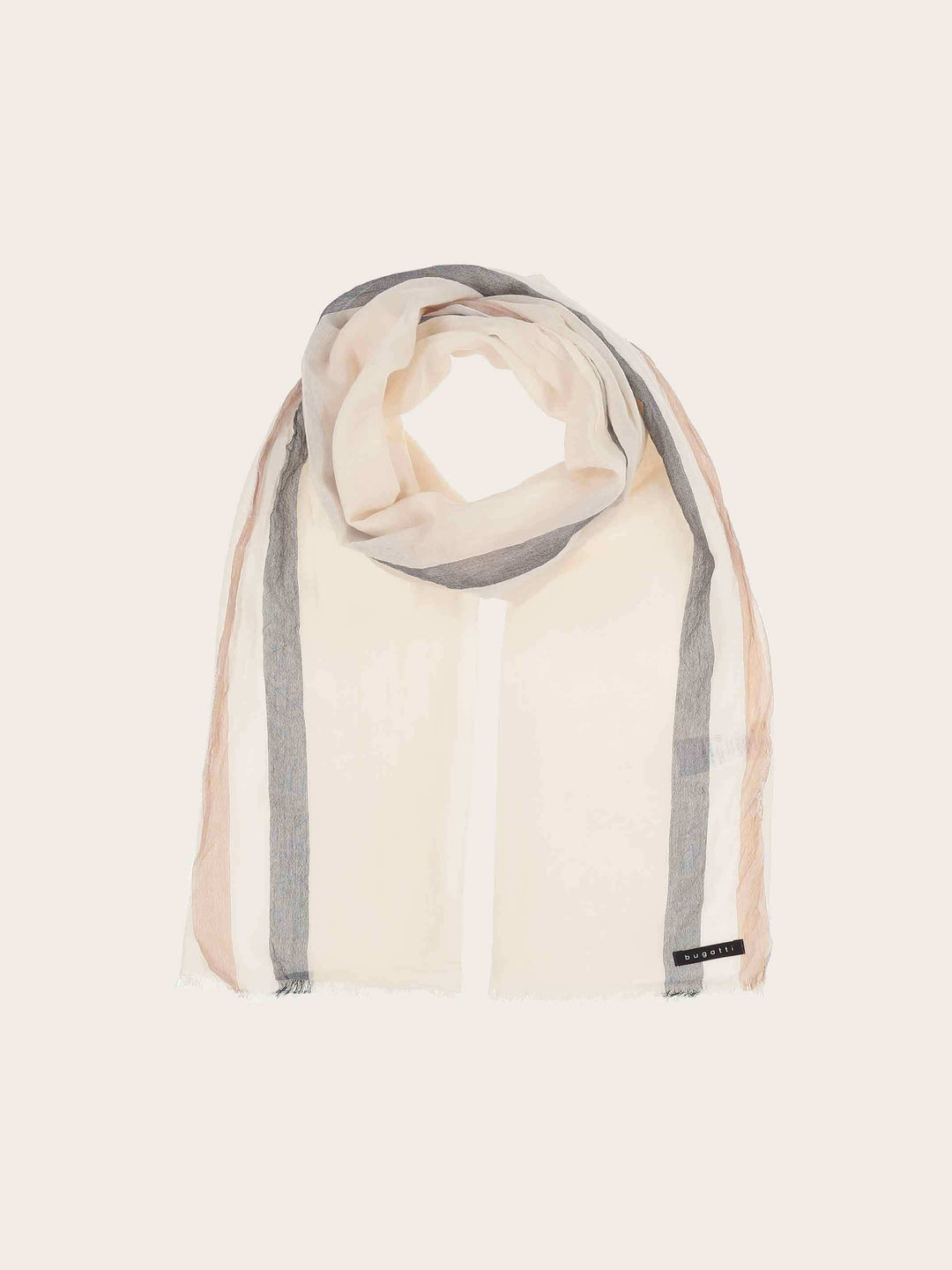 Sommerliche Baumwoll-Stola mit moderner bugatti Flag