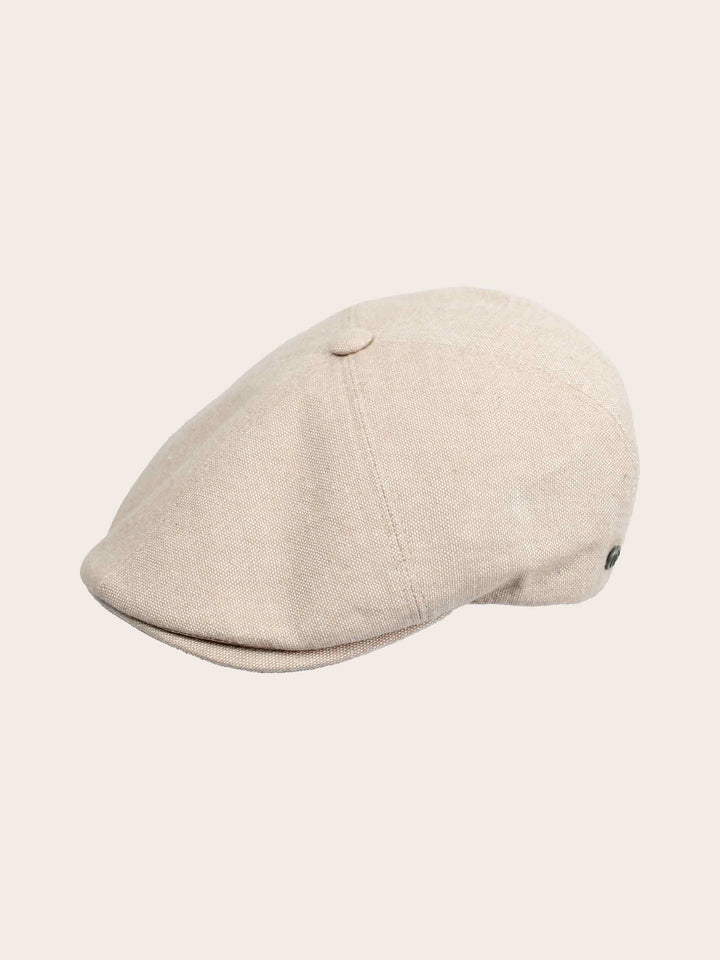 Bugatti Ballonmütze im Bakerboy Cap Stil in Leinenmischung