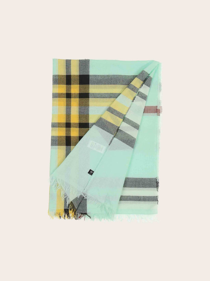 Sustainability Edition - Leichte Stola mit FRAAS Plaid Karo