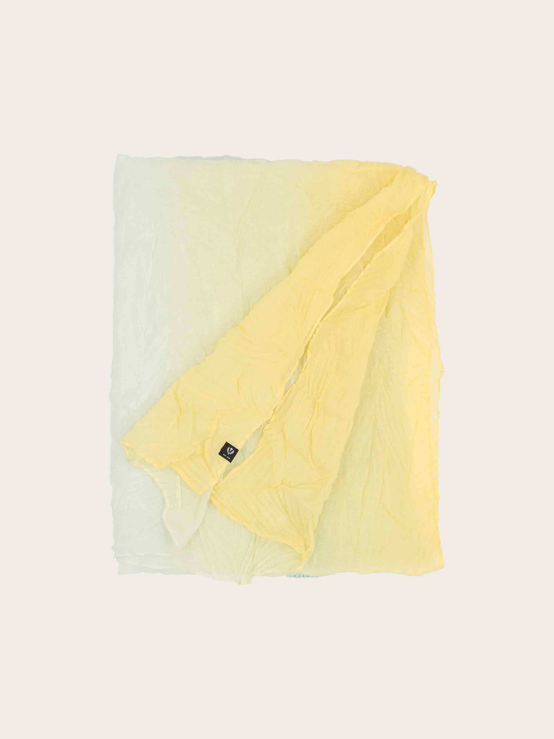 Plissee-Schal mit Farbverlauf