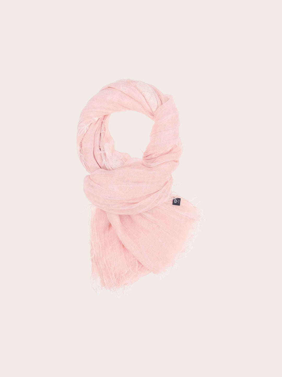 Stola mit Blumen-Stickerei