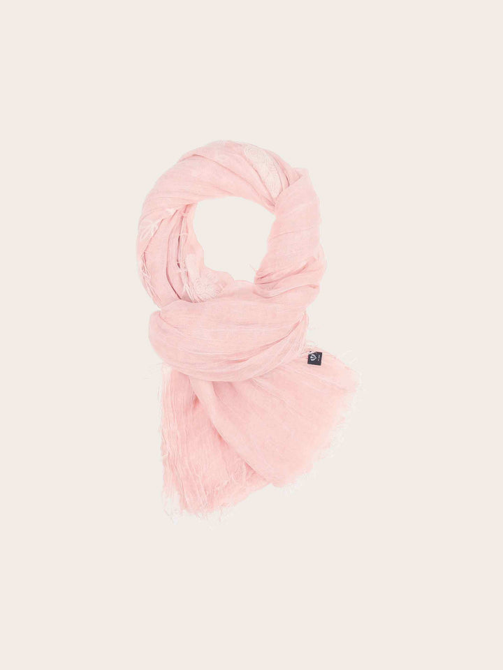 Stola mit Blumen-Stickerei