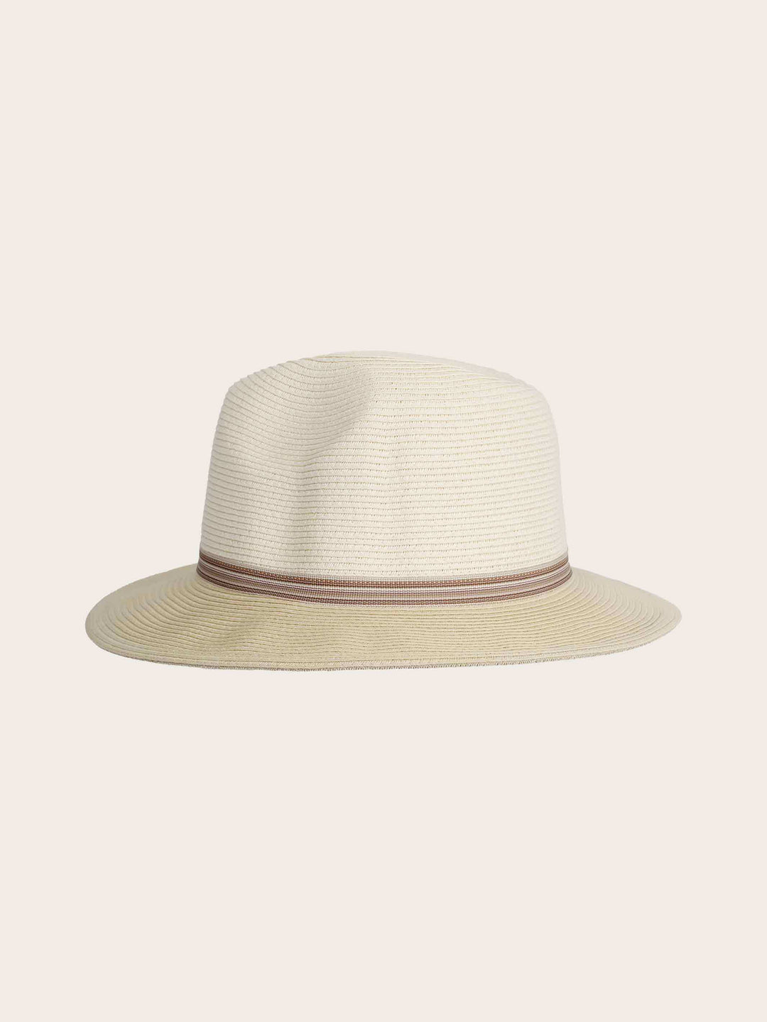 Loevenich Fedora aus Papier mit andersfarbiger Krempe