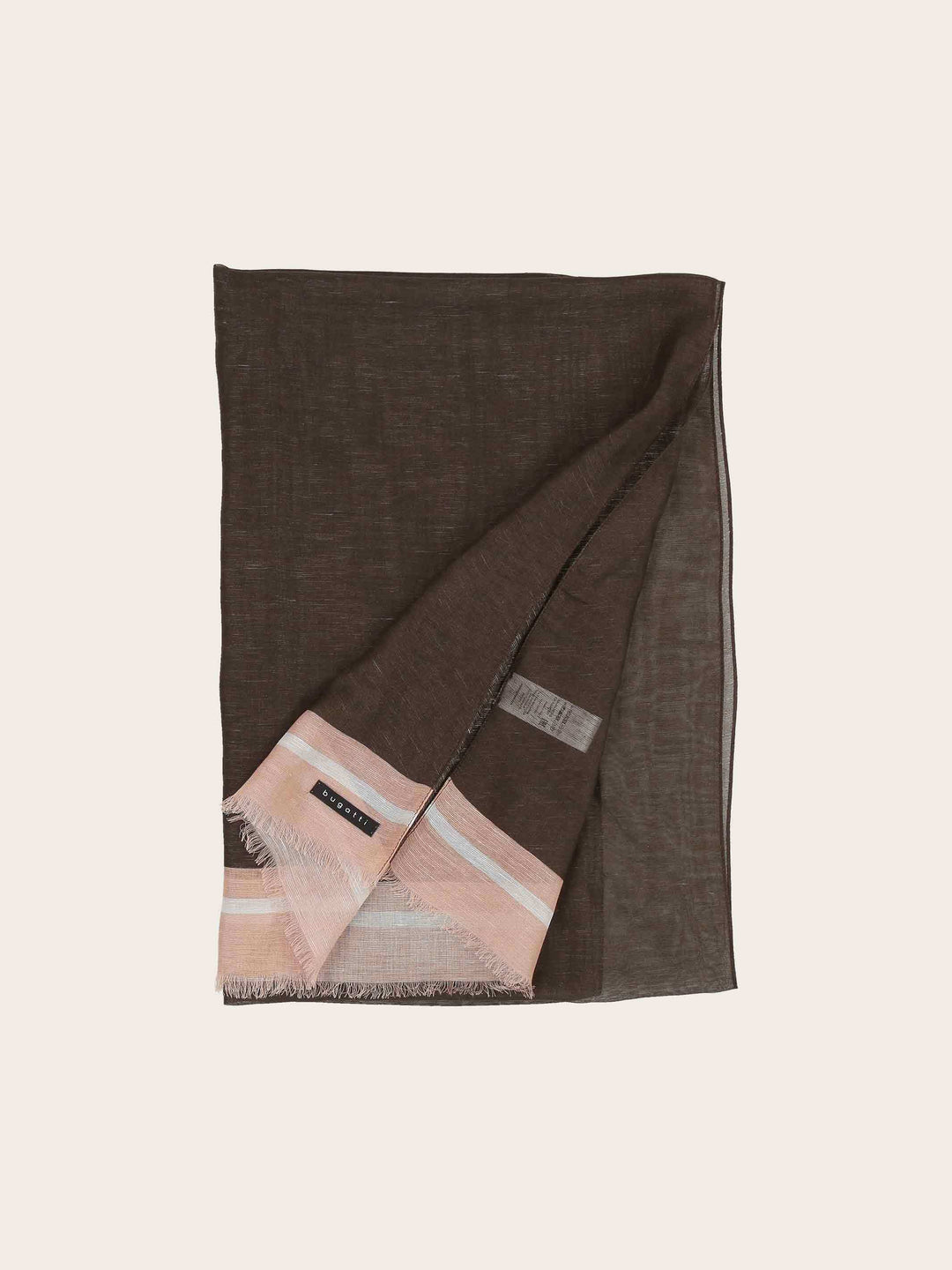 Sportliche bugatti Stola mit farbigen Akzenten in Modalmischung