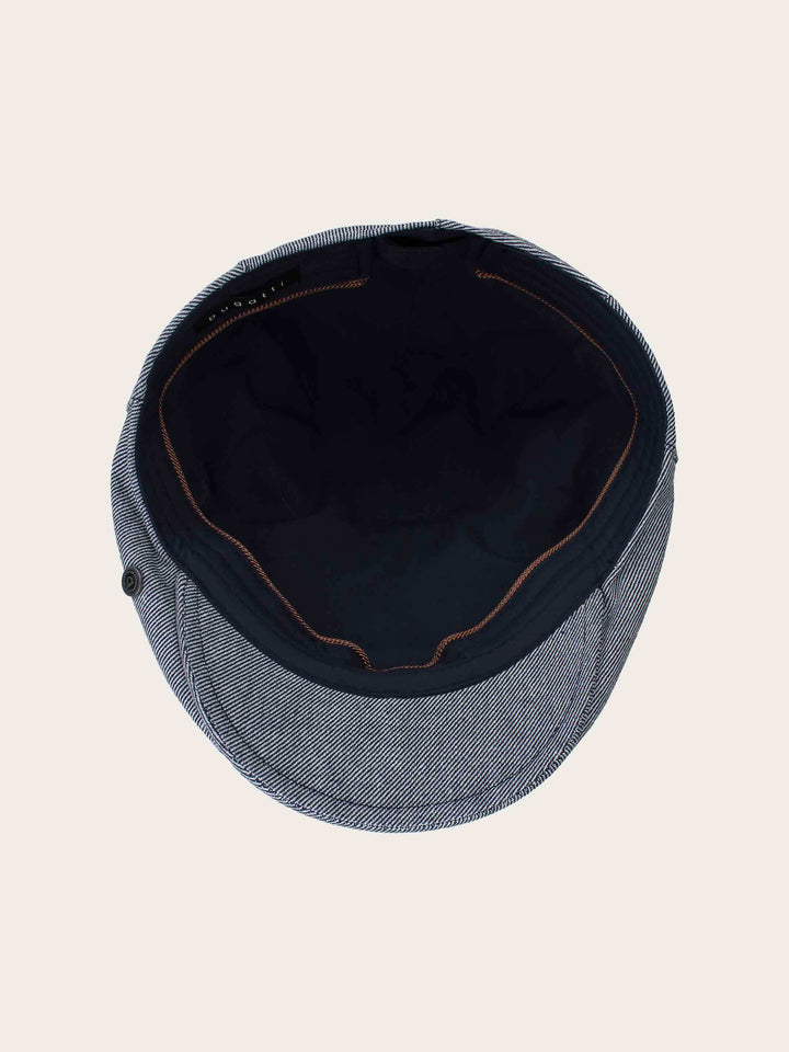 Einfarbige bugatti Schirmmütze in Leinenmischung