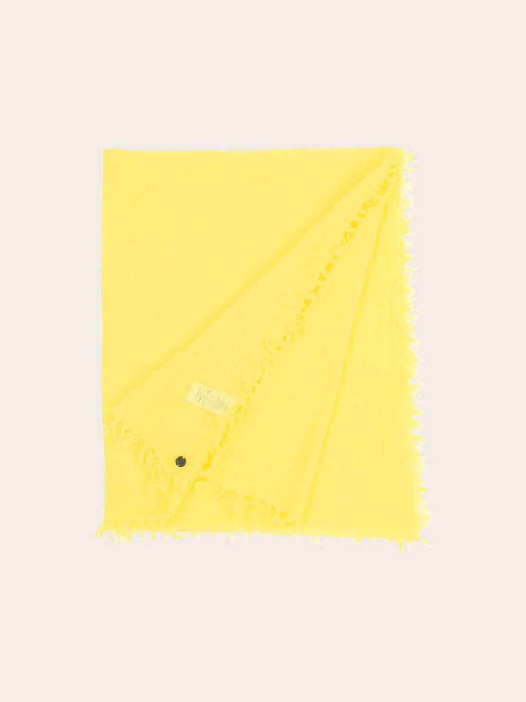 Einfarbige Wollstola mit Fransen