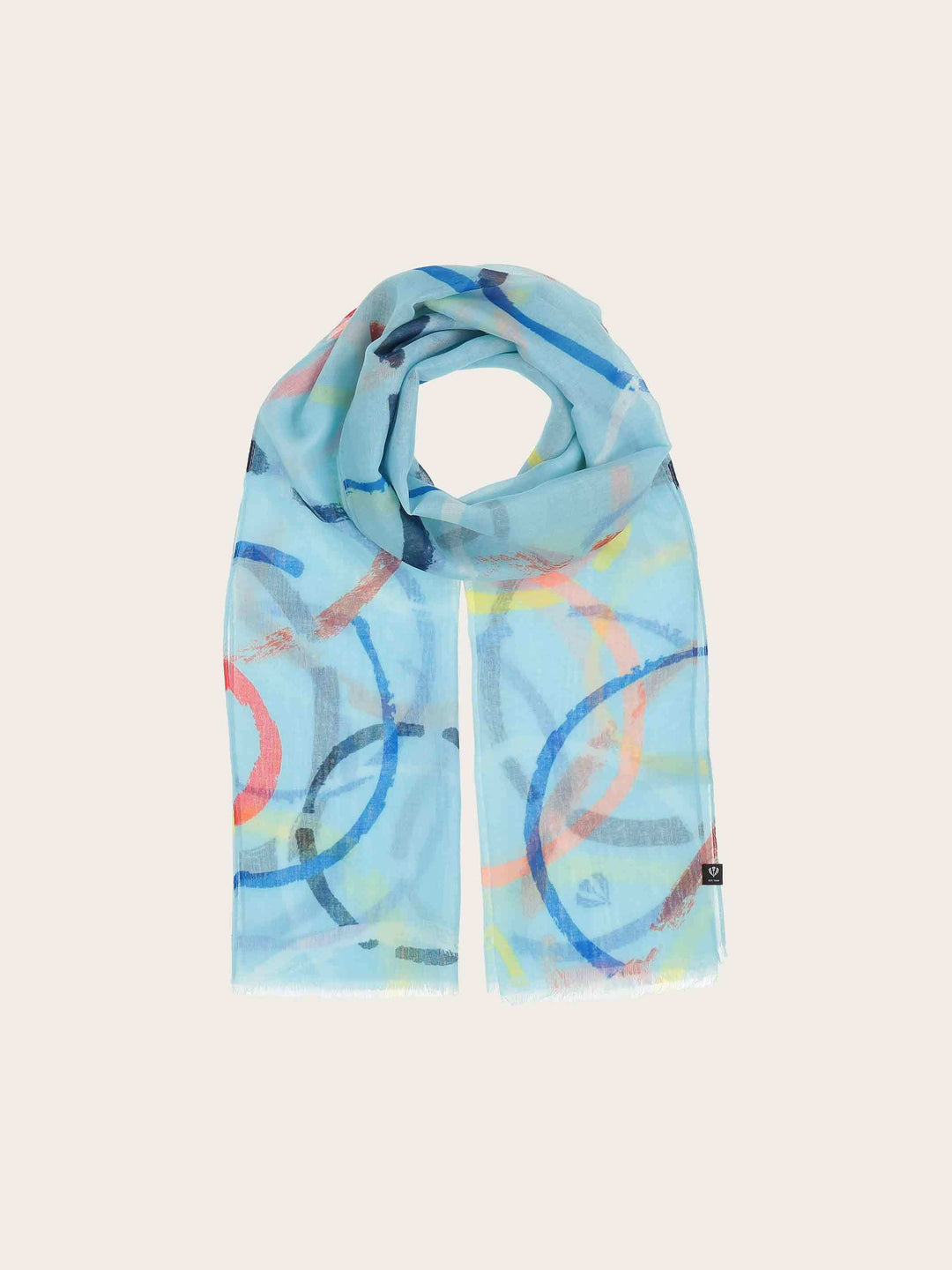 Sustainability Collection - Schal mit bunten Kreisen