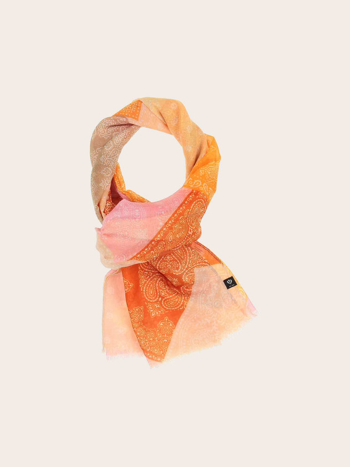 Sustainability Collection - Stola mit Paisley-Design und geometrischem Muster