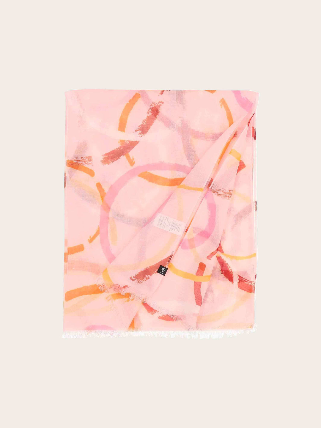 Sustainability Collection - Schal mit bunten Kreisen