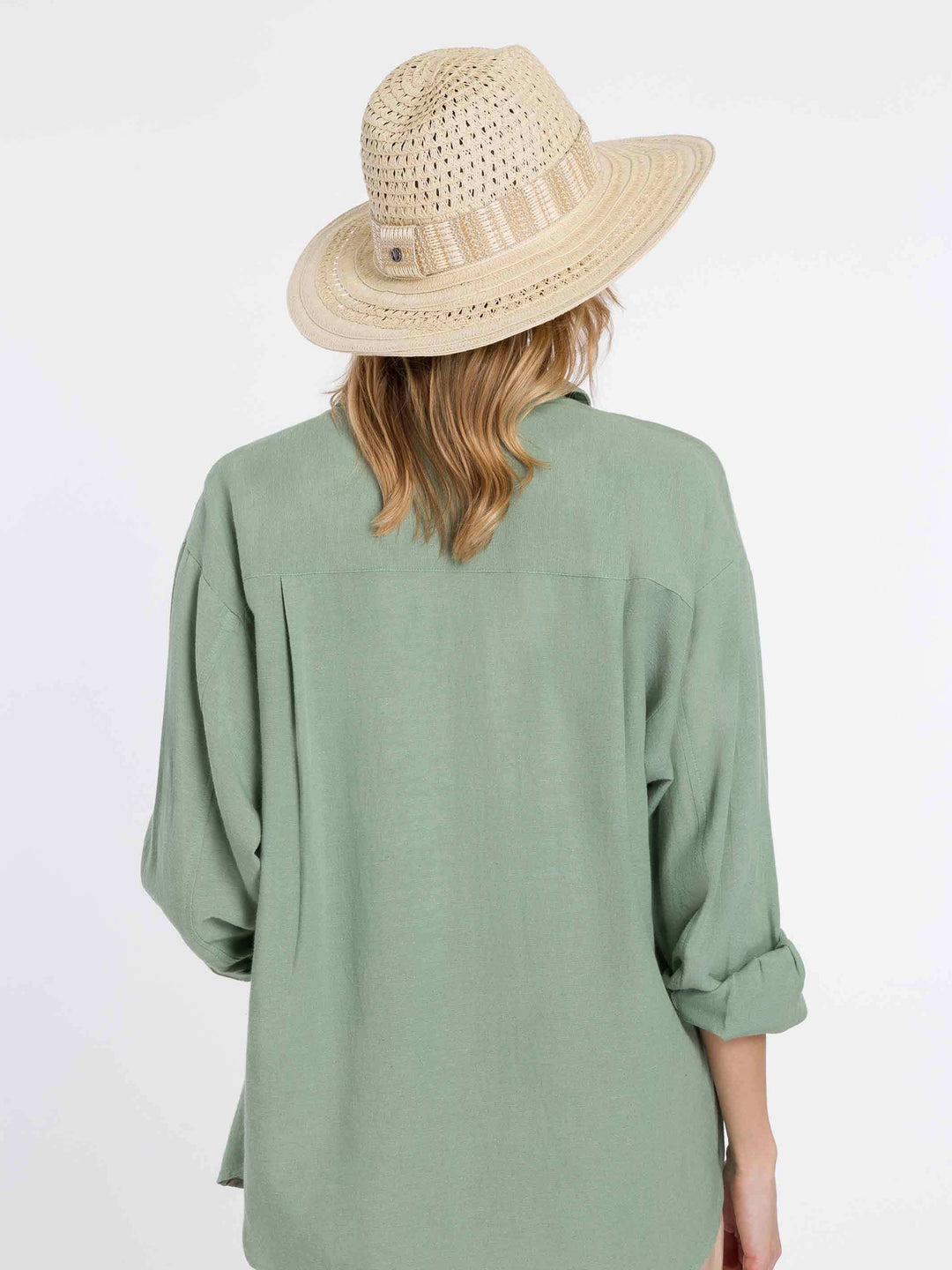 Loevenich Fedora mit Hutband aus Stroh