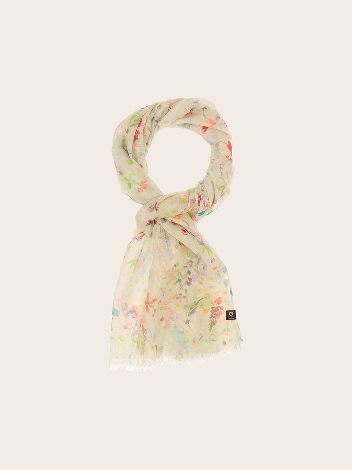 Schal mit zartem Blumen-Design