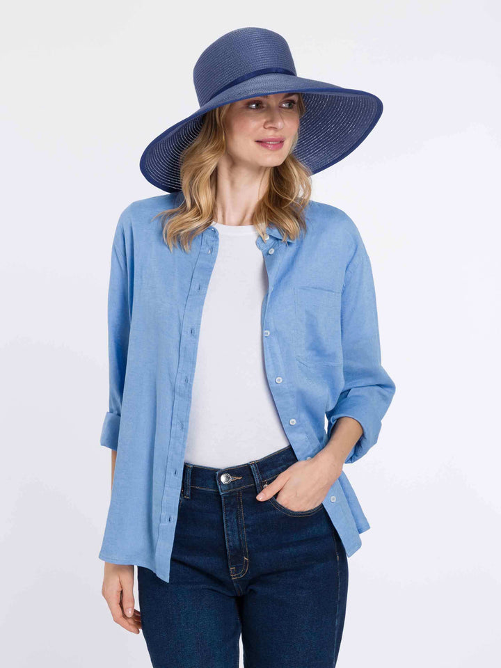 Eleganter Loevenich Sonnenhut mit breiter Krempe