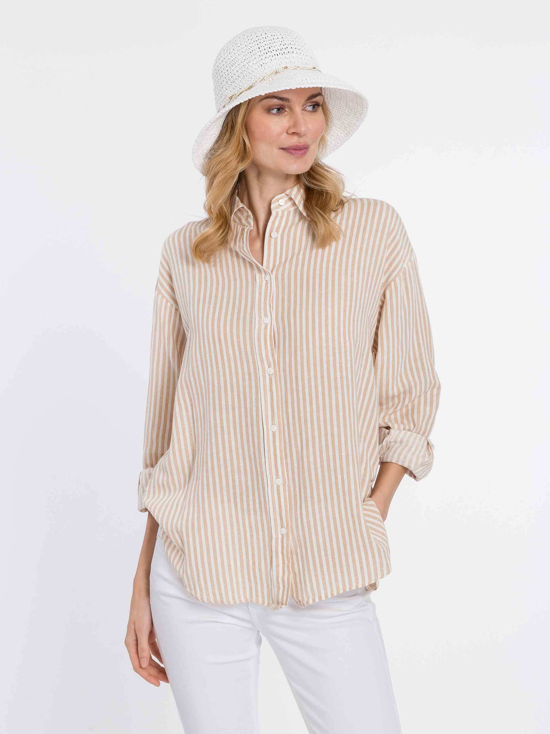 Modischer Loevenich Glockenhut mit farblich abgestimmten Hutband