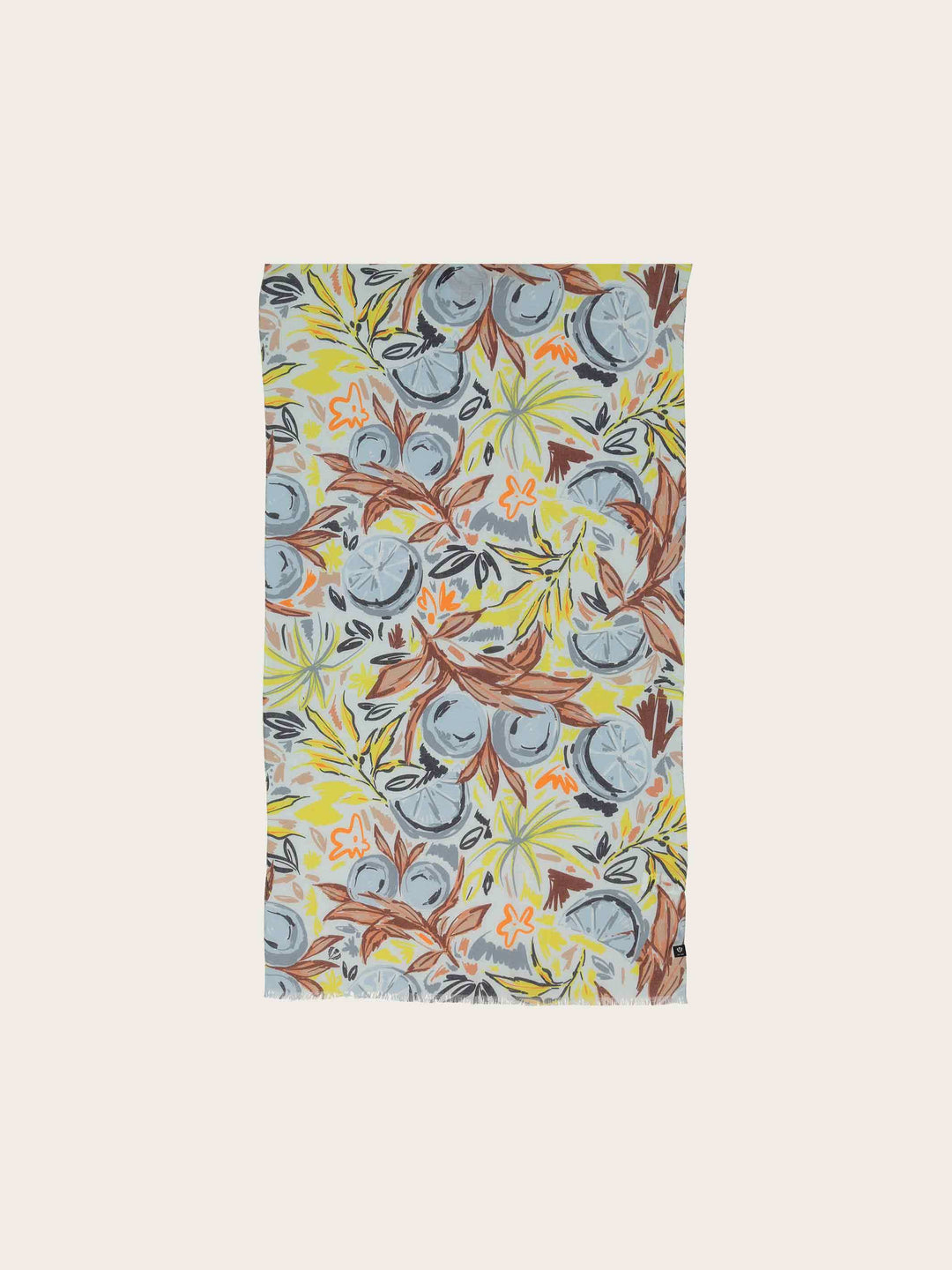 Sustainability Collection - Schal mit tropischem Pflanzen-Design aus Viskose