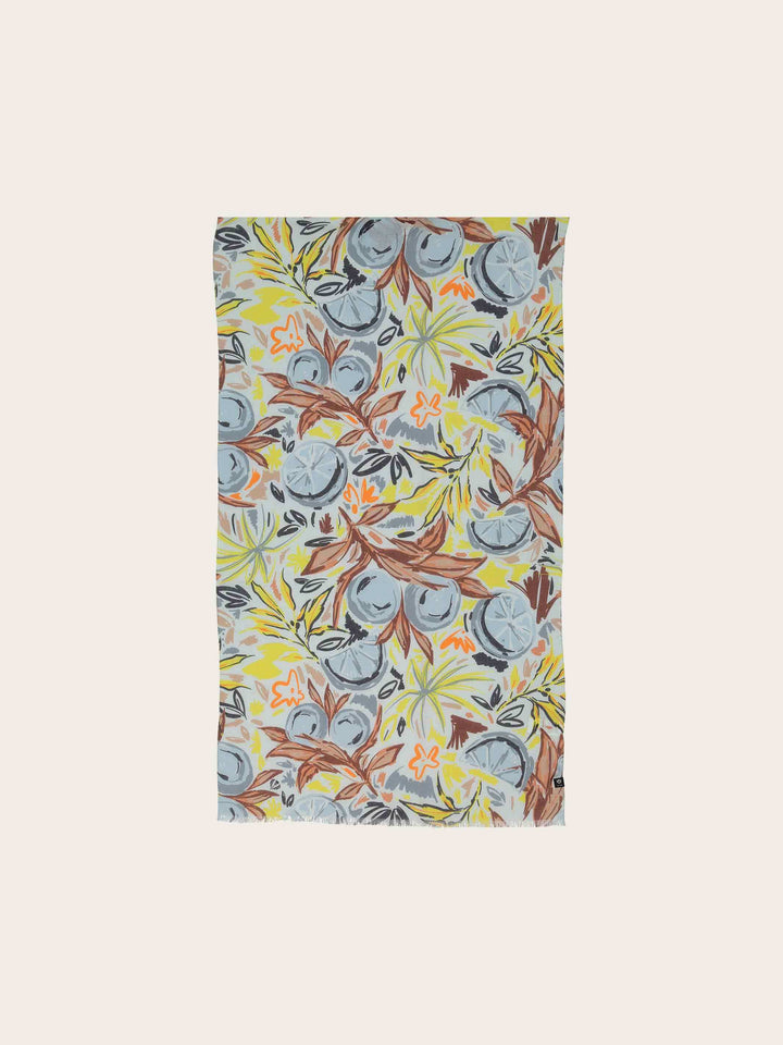 Sustainability Collection - Schal mit tropischem Pflanzen-Design aus Viskose