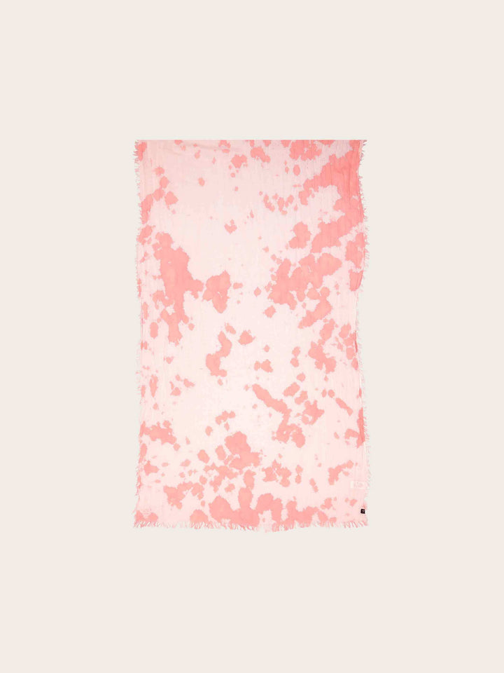 Sommerschal mit marmoriertem Muster