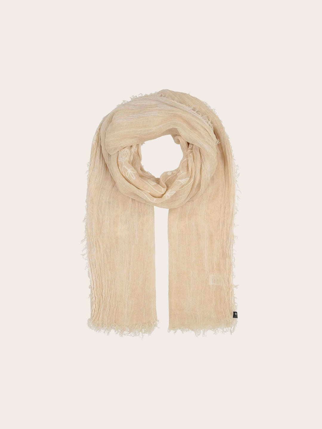 Stola mit Blumen-Stickerei