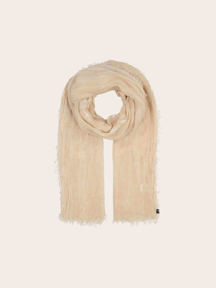 Stola mit Blumen-Stickerei