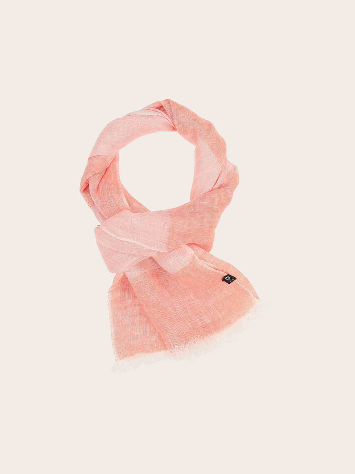 Gestreifter Leinenschal