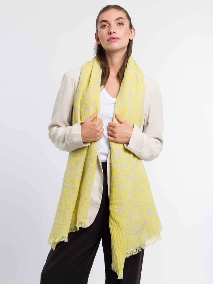 Sustainability Collection - Baumwollstola mit Boho-Design