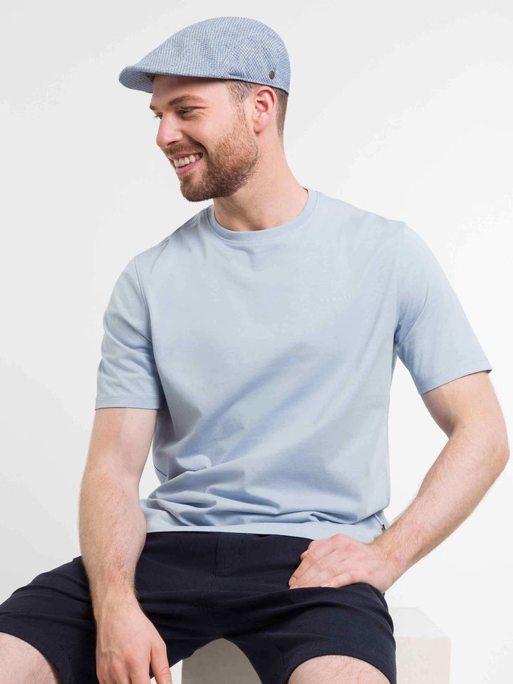 Einfarbige bugatti Schirmmütze in Leinenmischung