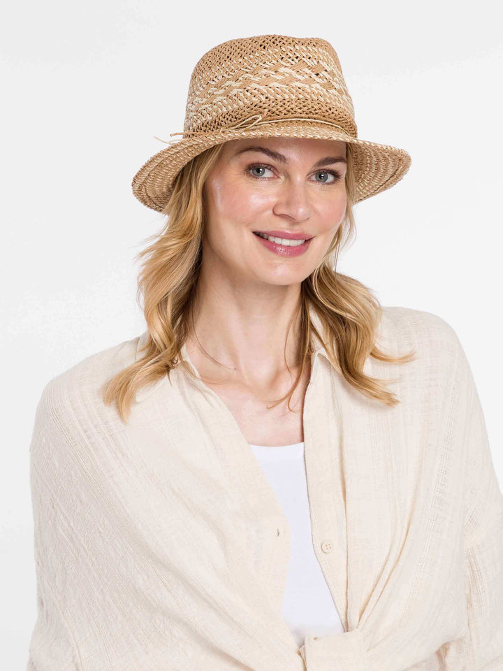 Leichter Loevenich Trilby mit kontrastreichem Muster