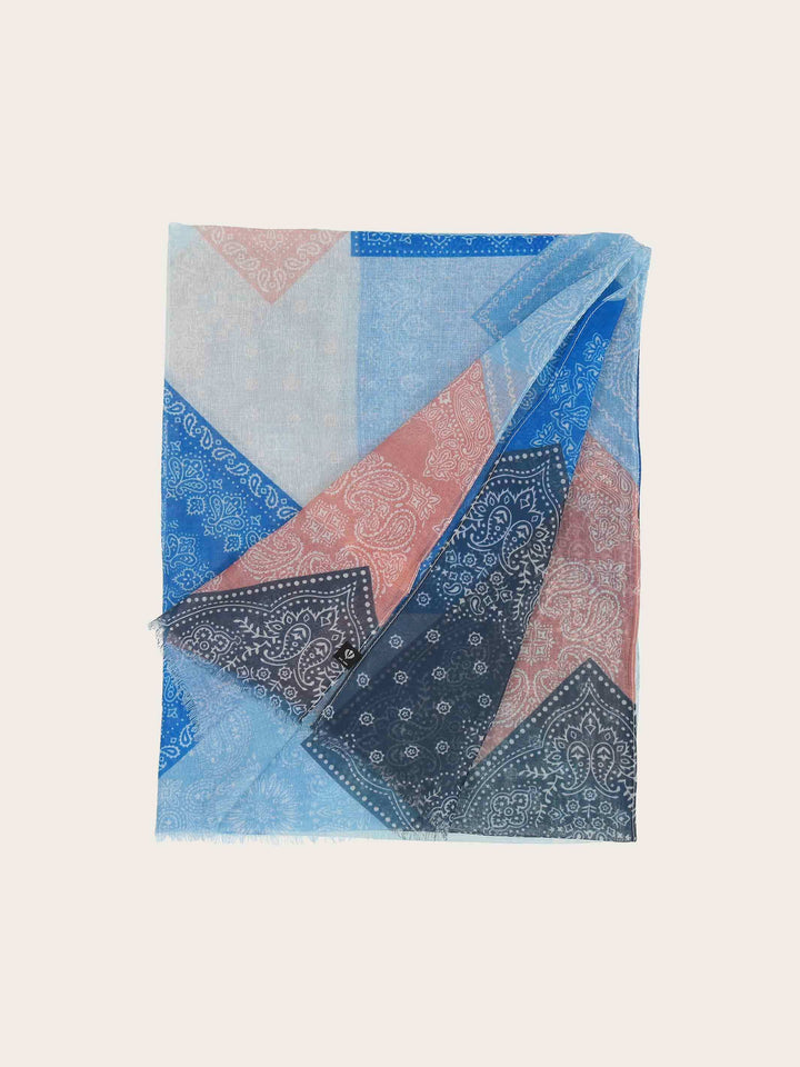 Sustainability Collection - Stola mit Paisley-Design und geometrischem Muster