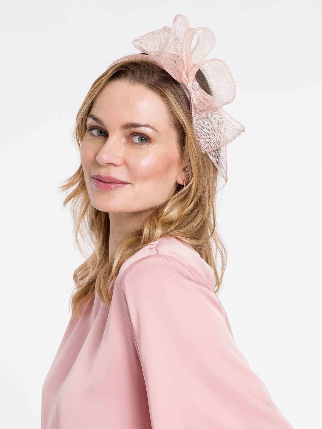 Stilvoller Loevenich Haarreif mit Sinamay Schleife