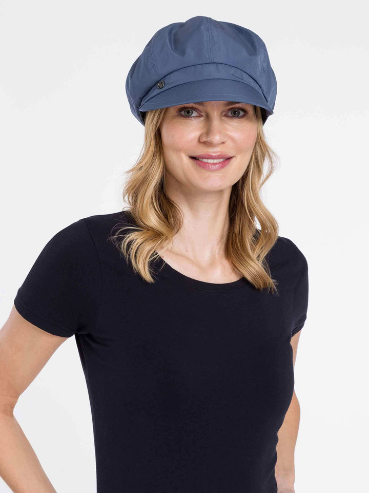 Elastische Loevenich Regenkappe mit Schirm