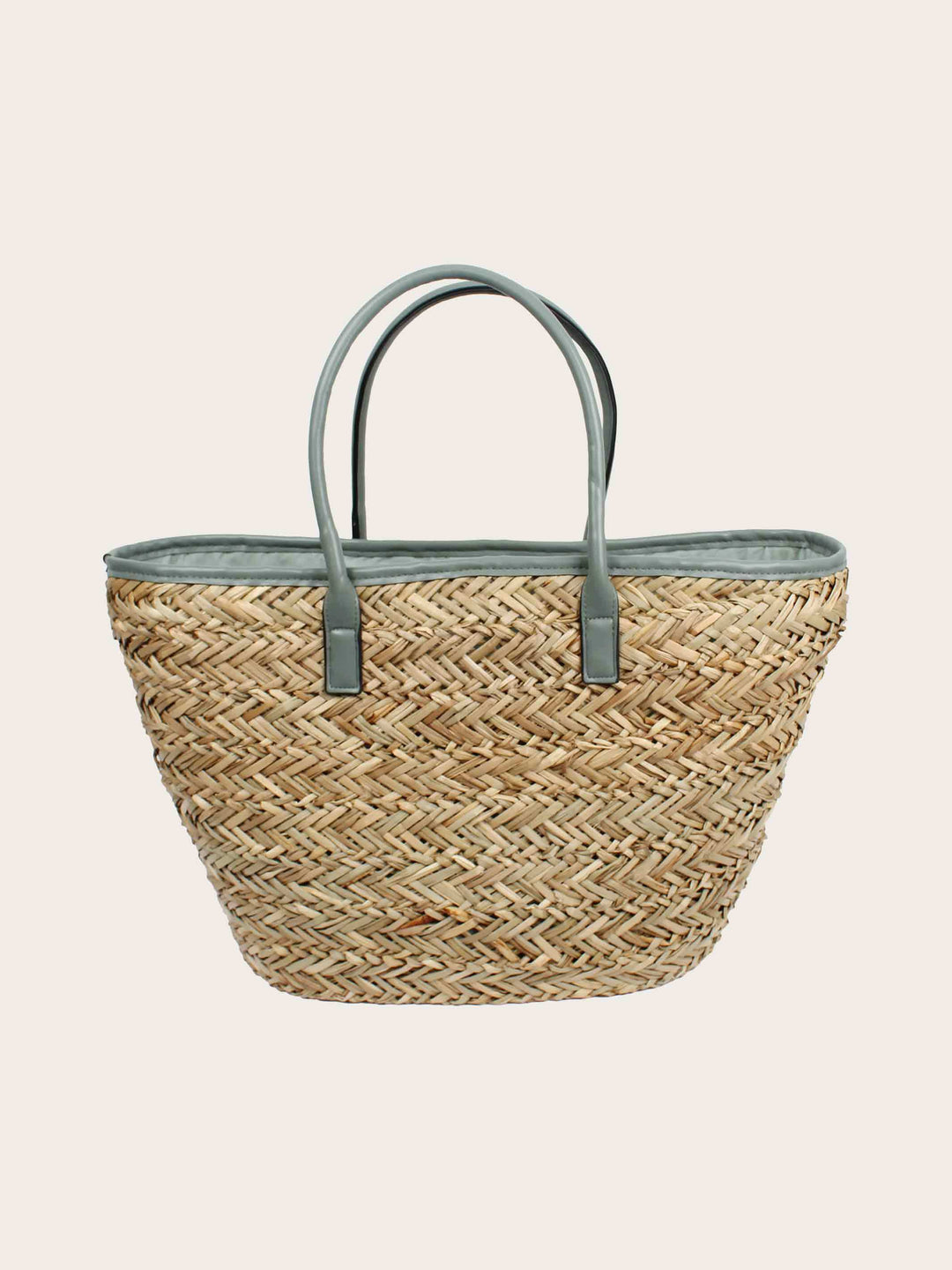 Stylische Loevenich Tasche aus Seegras mit Magnet-Verschluss