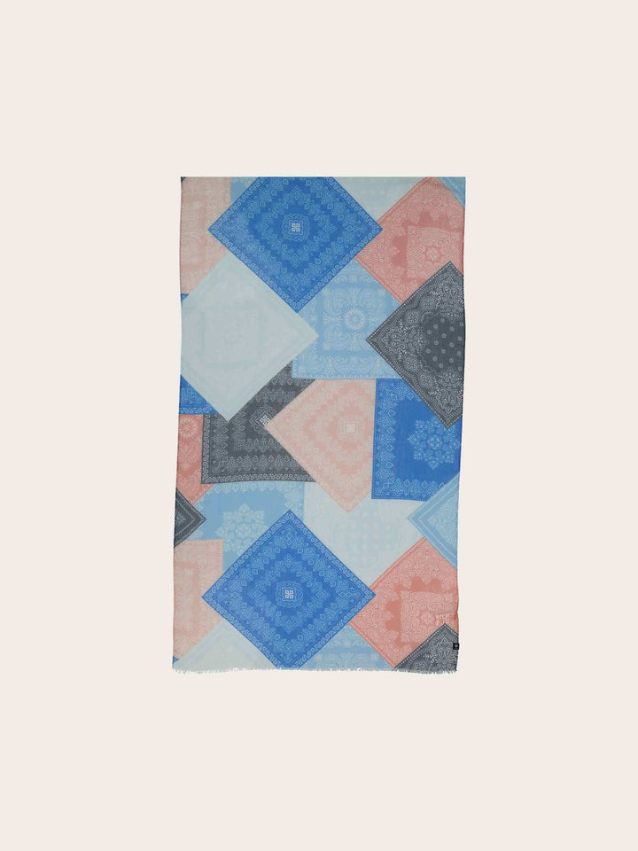 Sustainability Collection - Stola mit Paisley-Design und geometrischem Muster