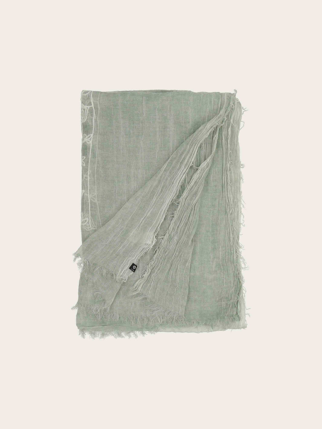 Stola mit Blumen-Stickerei