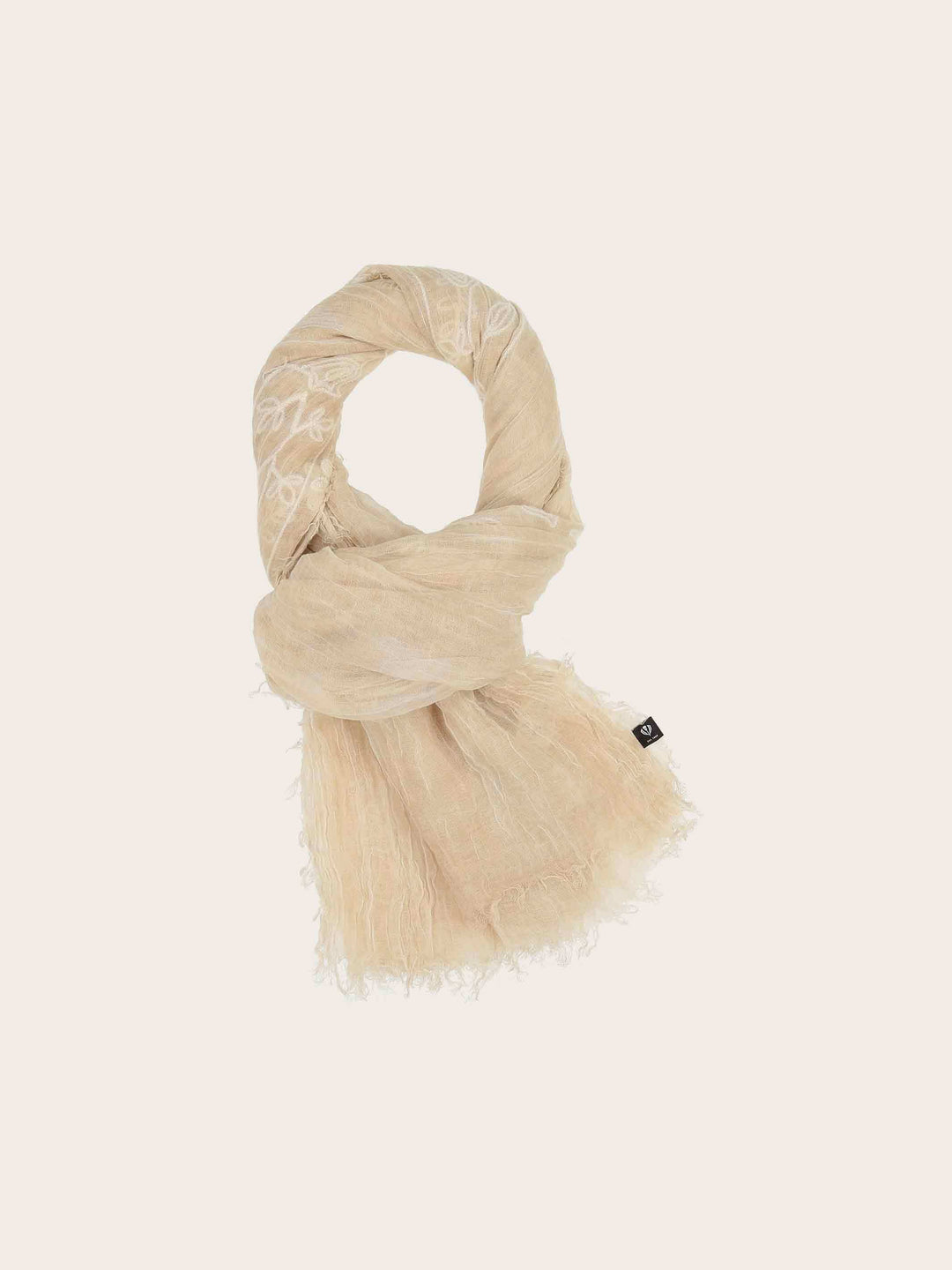 Stola mit Blumen-Stickerei