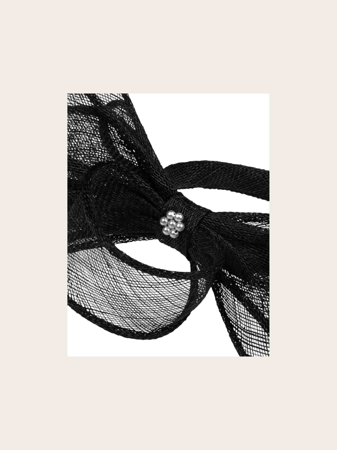 Stilvoller Loevenich Haarreif mit Sinamay Schleife