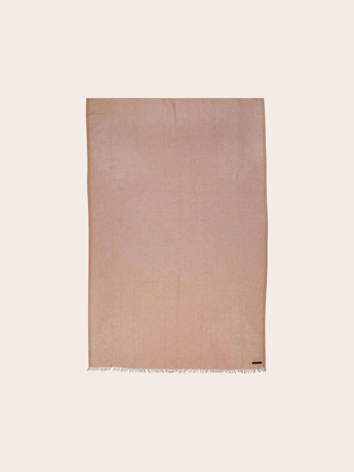 Sportliche bugatti Stola mit Boxkaro in Leinenmischung