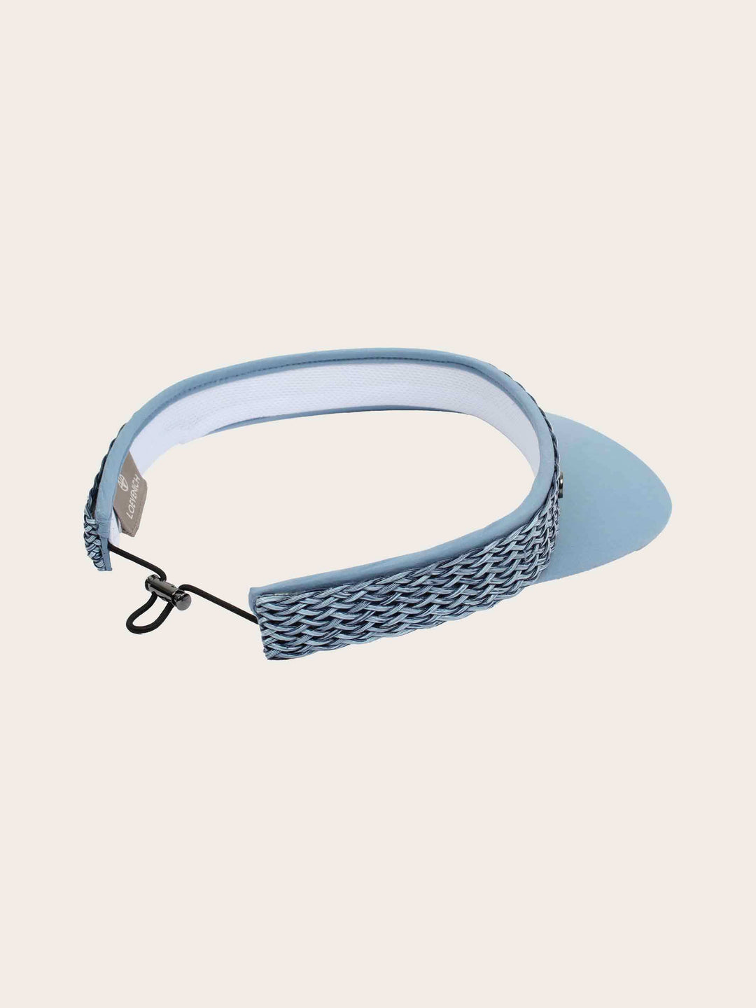 Loevenich Visor aus Baumwolle mit geflochtenem Kunstlederband