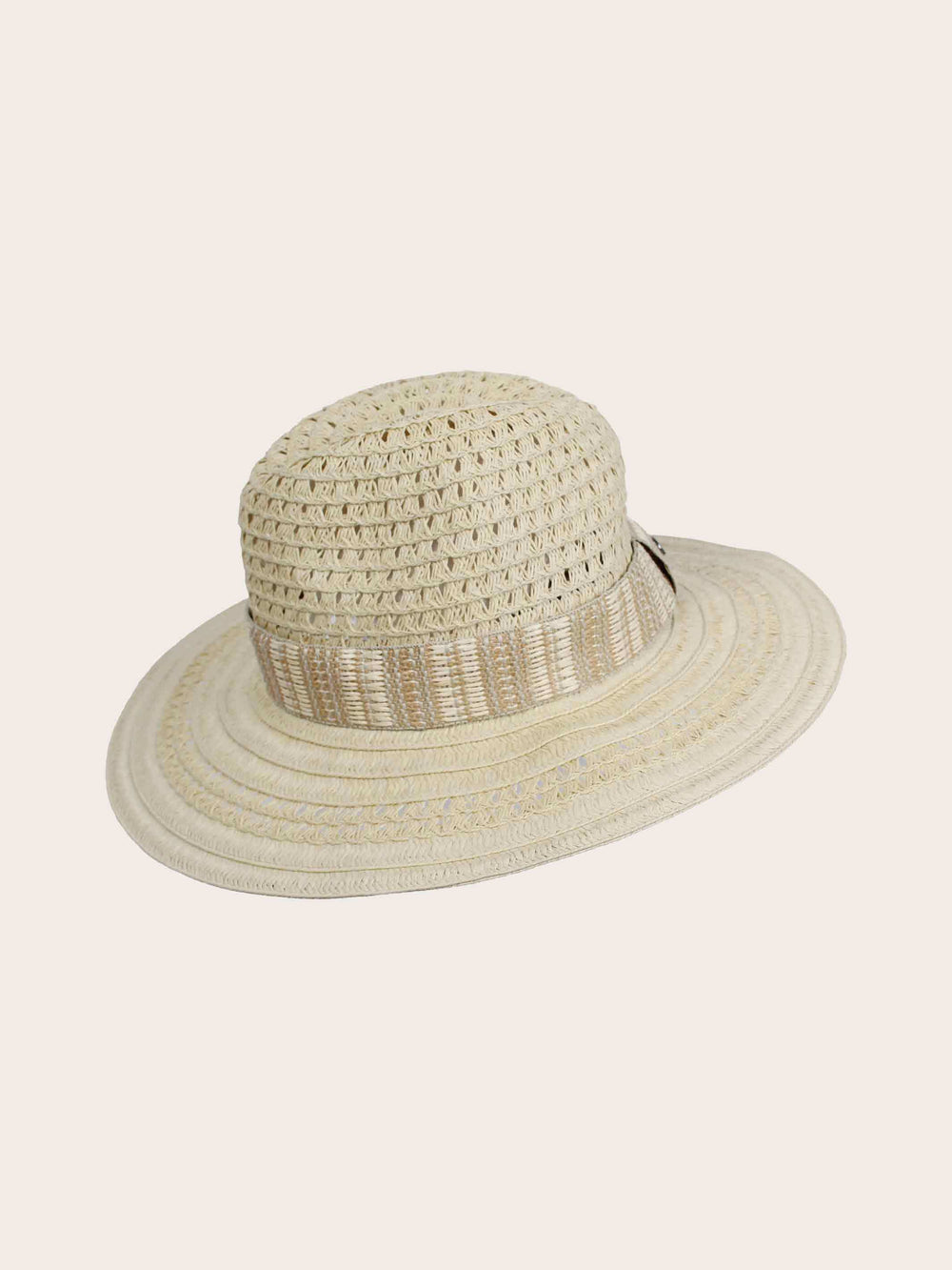 Loevenich Fedora mit Hutband aus Stroh