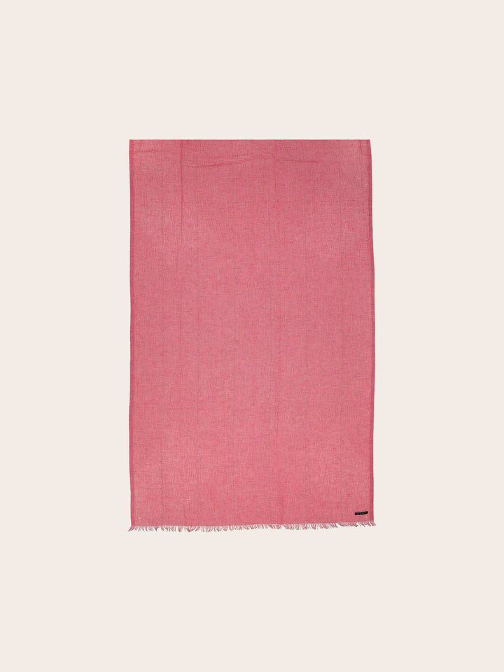 Sportliche bugatti Stola mit Boxkaro in Leinenmischung