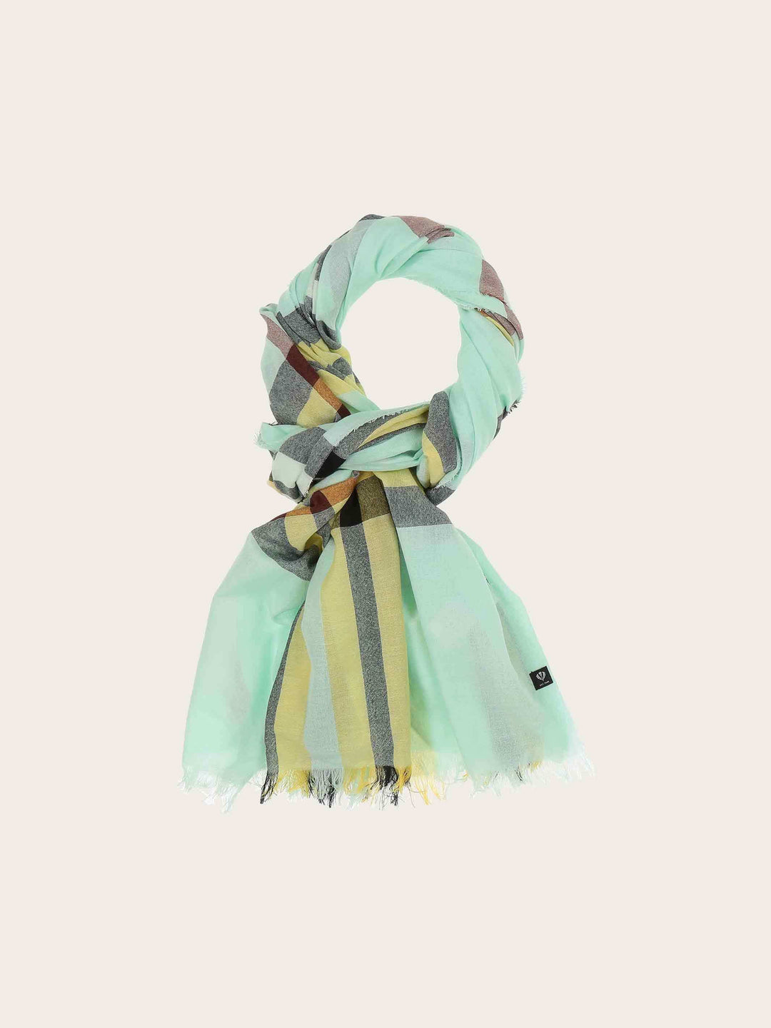 Sustainability Edition - Leichte Stola mit FRAAS Plaid Karo