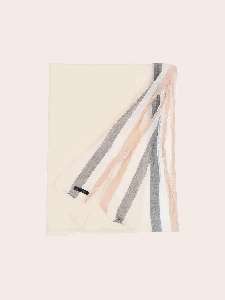 Sommerliche Baumwoll-Stola mit moderner bugatti Flag