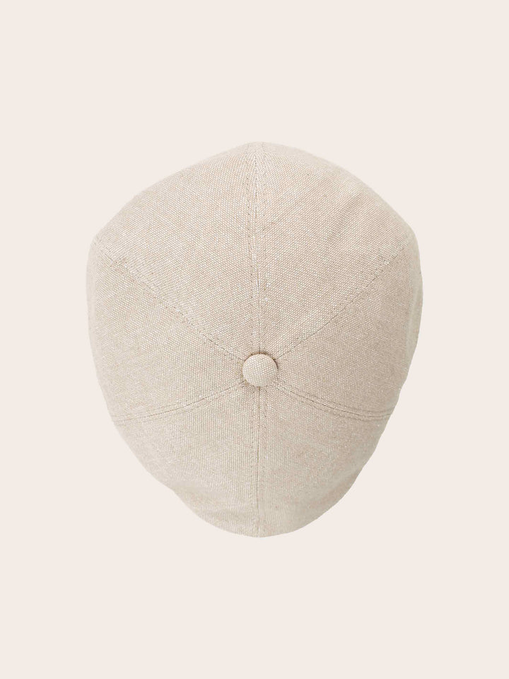 bugatti Ballonmütze im Bakerboy Cap Stil in Leinenmischung